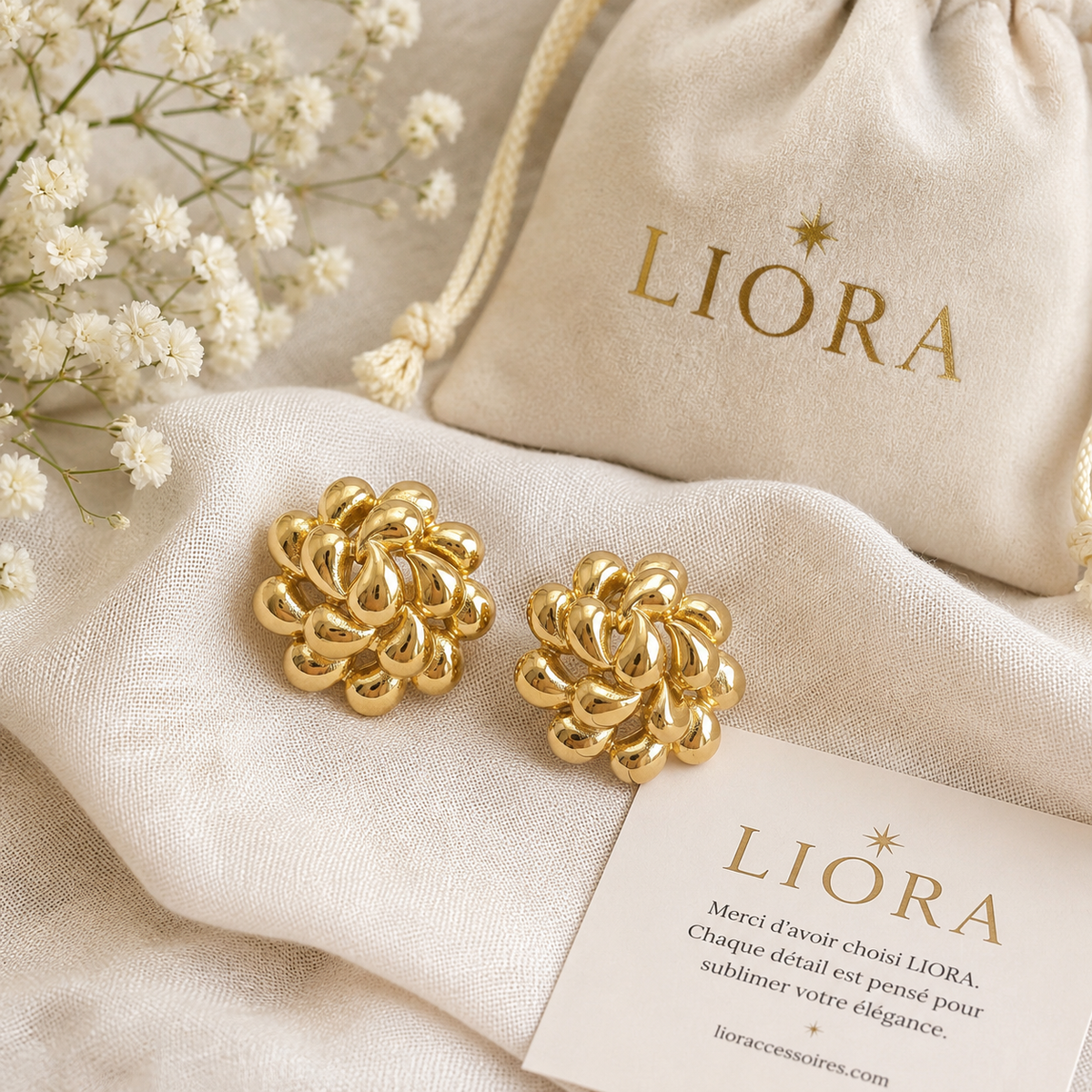 ÉLISÉA — Boucles d’oreilles