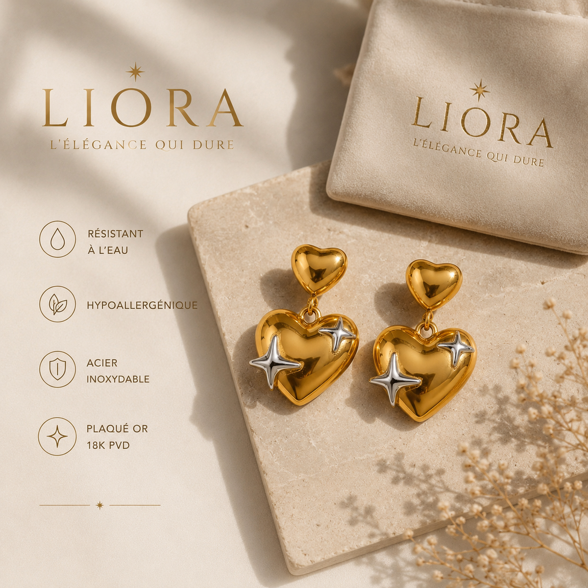 Boucles d’oreilles ÉLÉANE