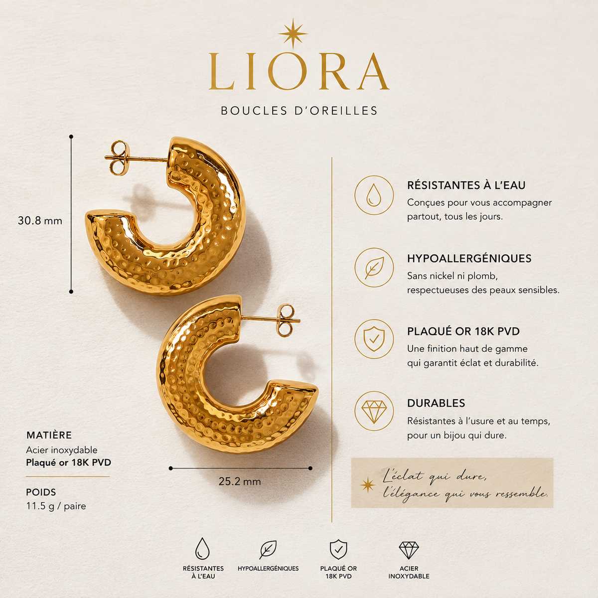 boucles d’oreilles ELARA
