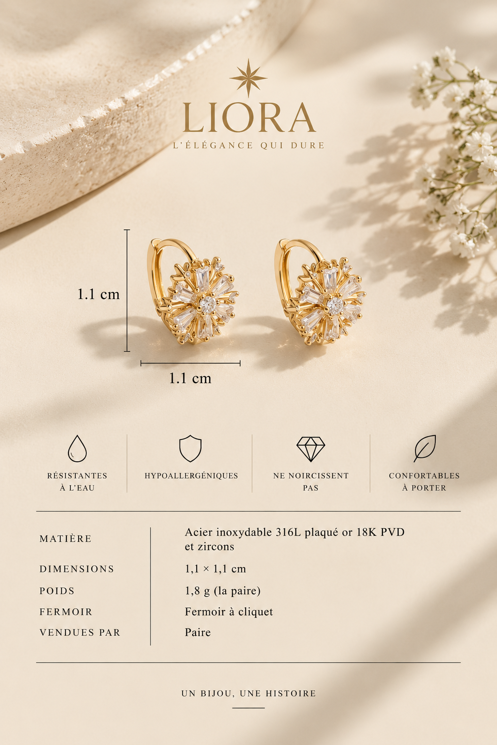 ALINA — Boucles d’oreilles