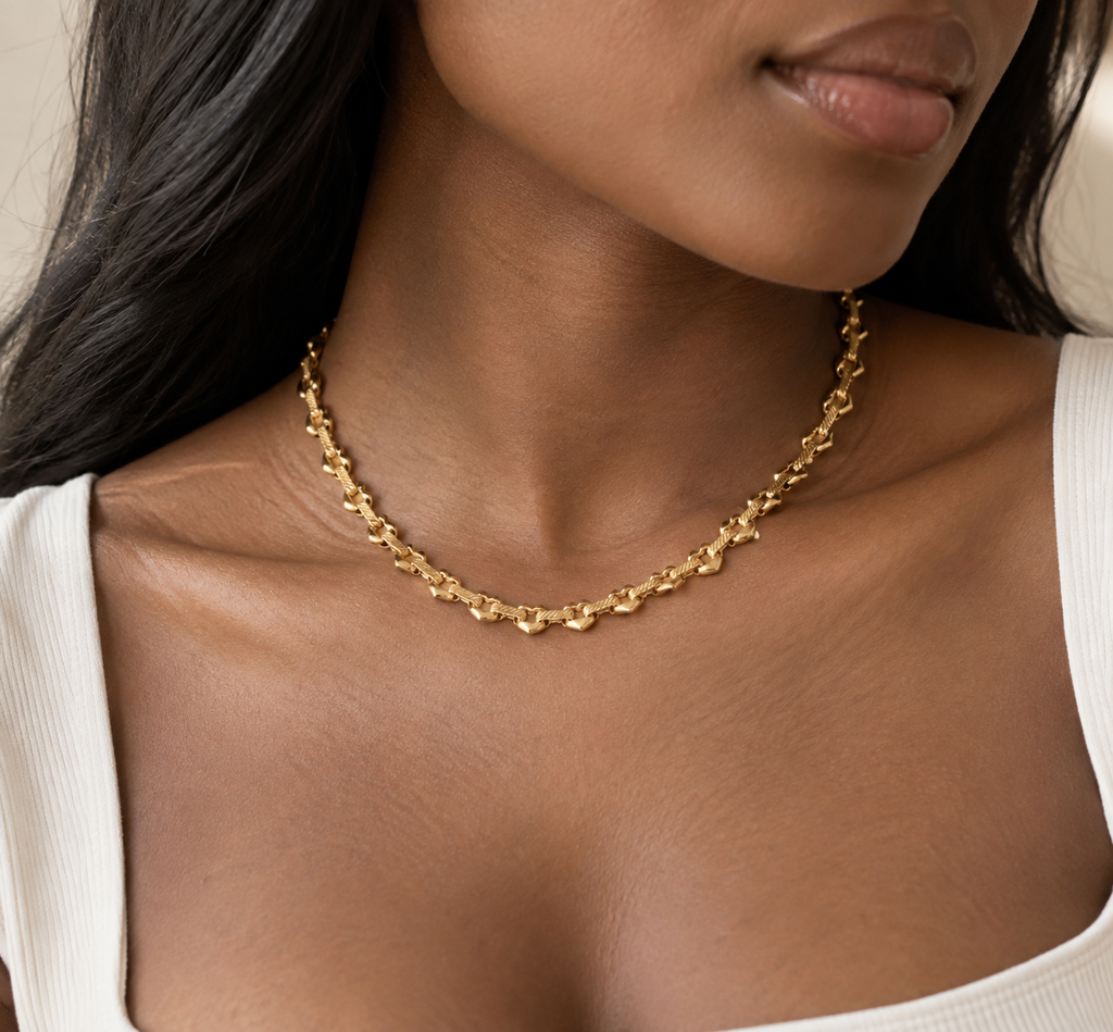 CASSIA — Collier doré