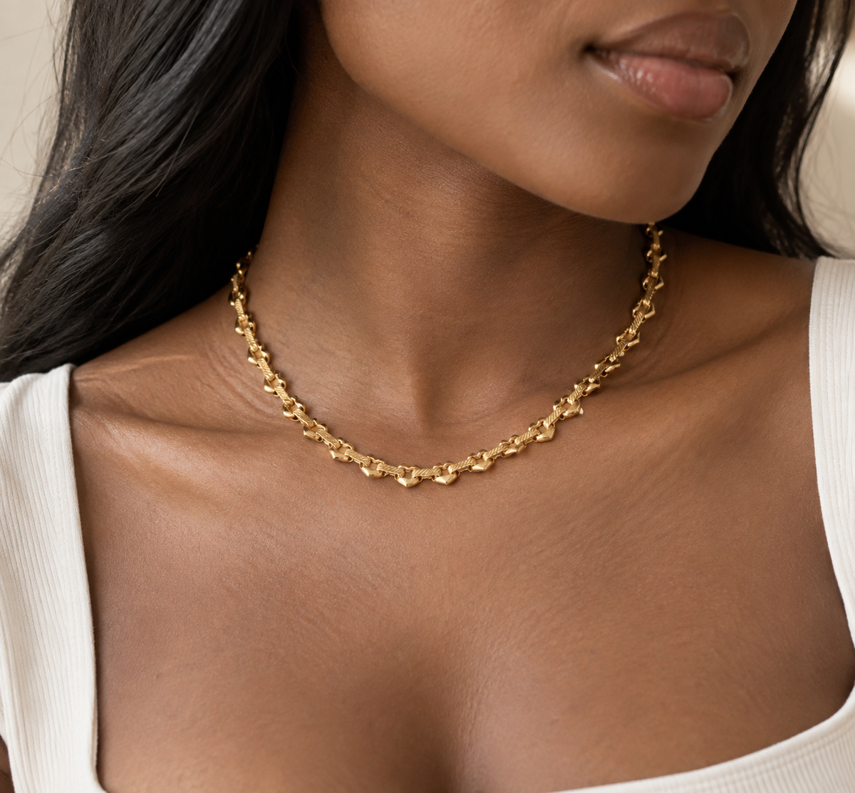 CASSIA — Collier doré