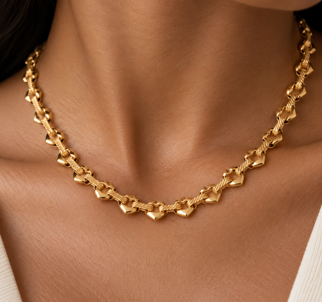 CASSIA — Collier doré