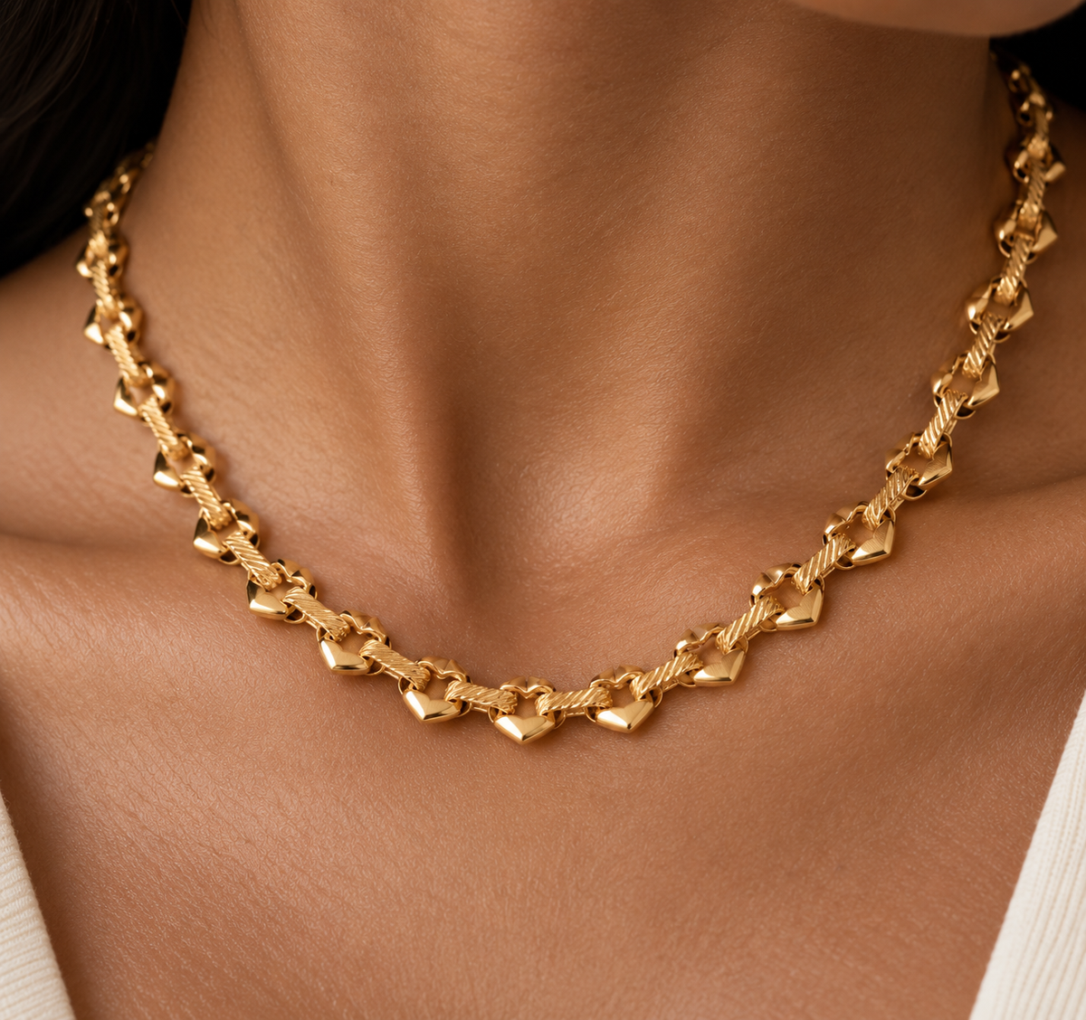 CASSIA — Collier doré