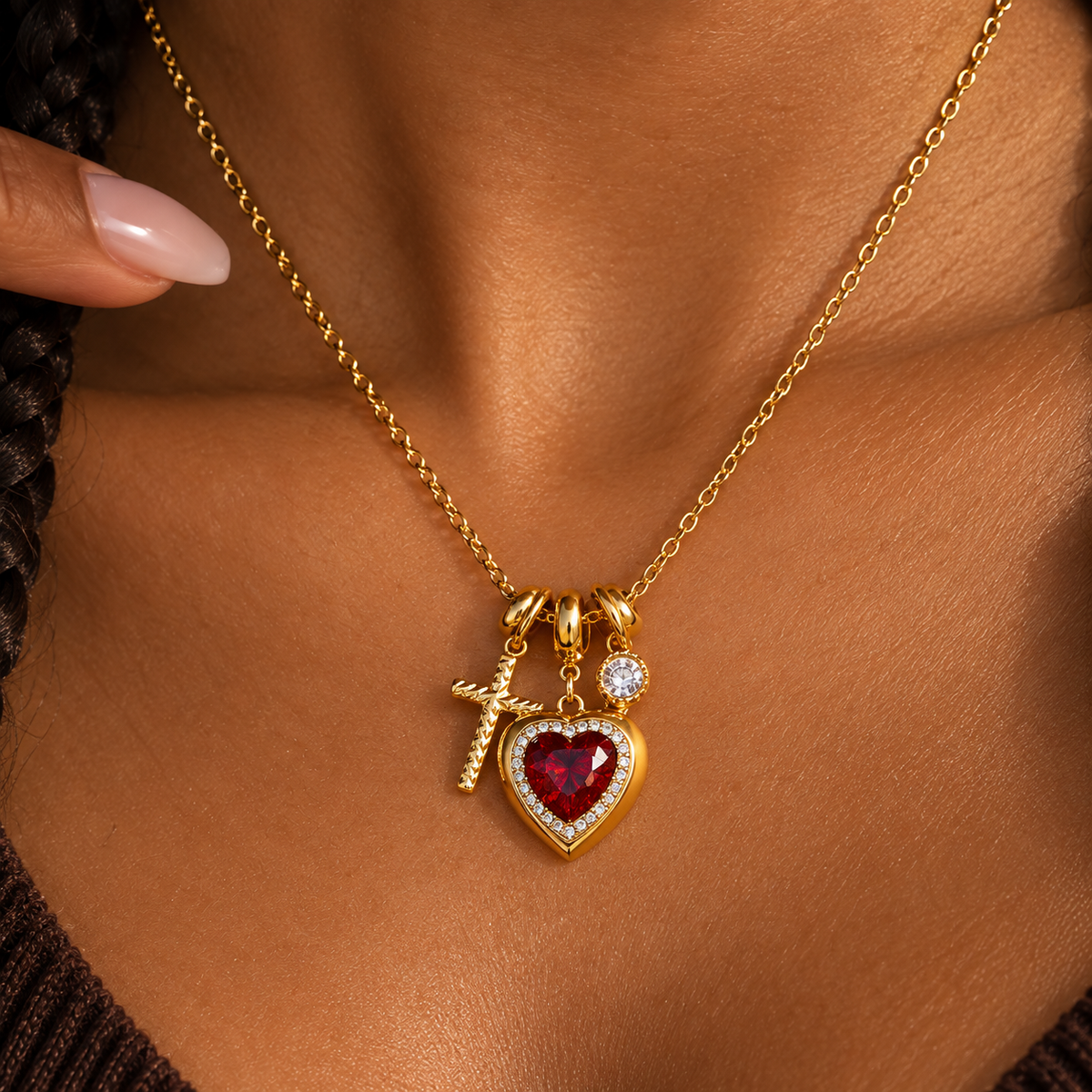 ÉLISARA — Passion Heart Necklace