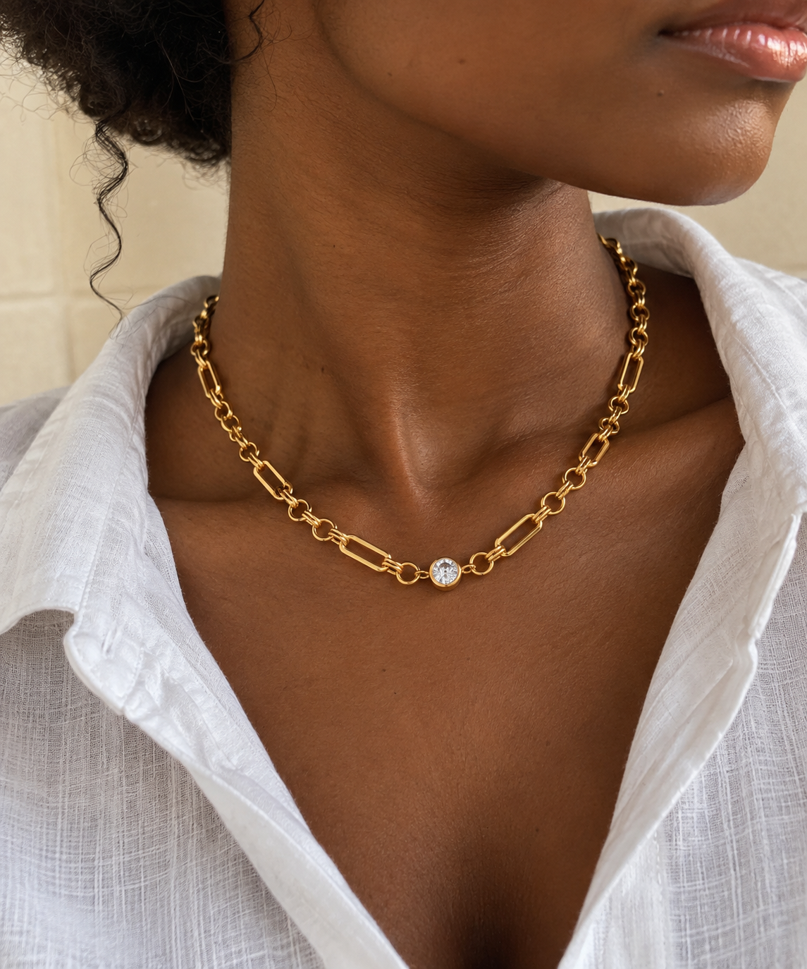 LYSORA — Gold-tone necklace