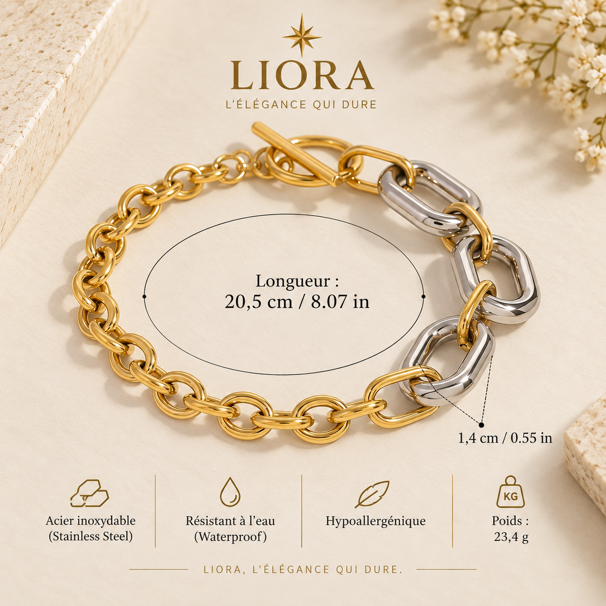 Bracelet AURÉLIS — LIORA