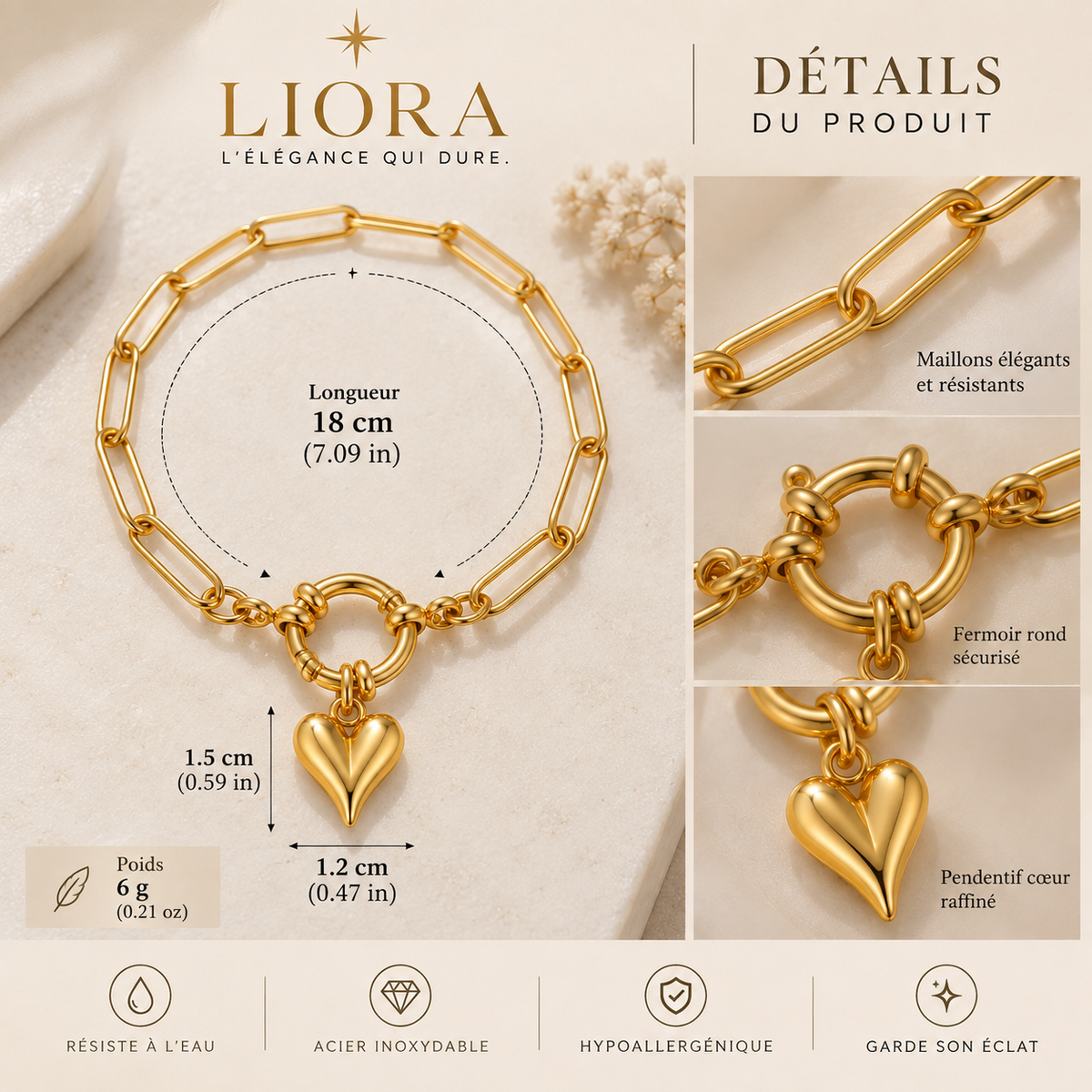 Bracelet SÉLÉNA